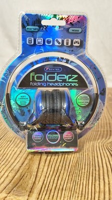 NEW Sentry Folderz Folding Headphones HO258 Digital Stereo Sound For IPhone IPod