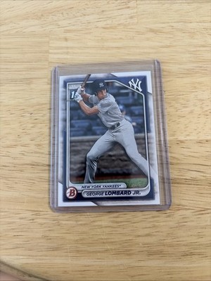 George Lombard Jr. 2024 Bowman Prospects 1st #BP-79 - New York Yankees