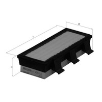Luftfilter Mahle LX 824 FüR Renault Kangoo Clio II Rapid