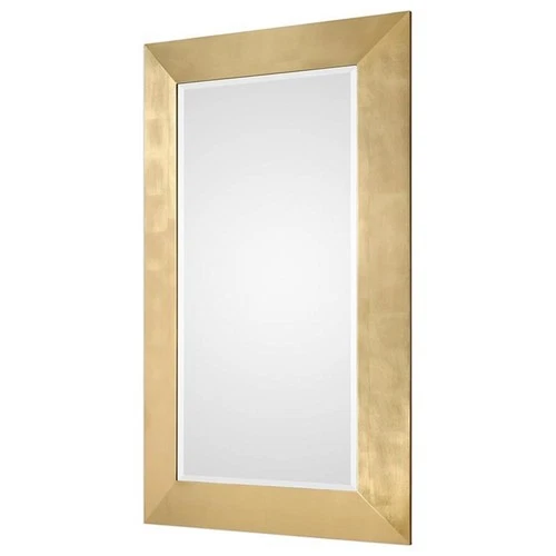 Uttermost Chaney Pine Glass and MDF Wood Decorative Mirror in Gold - Picture 3 of 5
