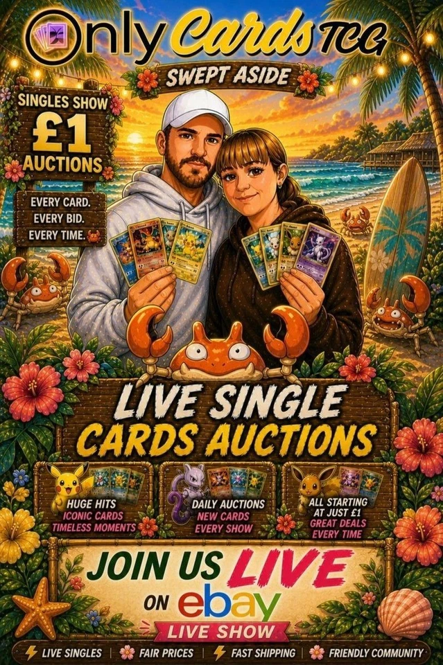 OnlyCardsTCG Pokemon Stream *Singles Stream*