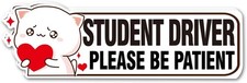 New Driver Decal Sign - Girl Safety Magnet for Car