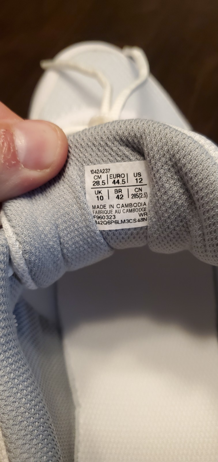 Asics Woman's Gel Dedicate 8 tennis court shoes White and pure silver Size 12 thumbnail 7