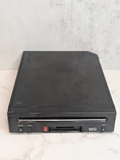 Nintendo Wii Family RVL-101 Video Game Console ONLY Black - TESTED, *Read Desc*