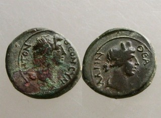 PERGAMON MYSIA AE18_______Roman Provincial________TIME OF CLAUDIUS / NERO
