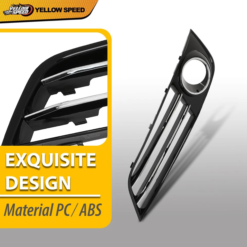 Чехлы на решетку противотуманных фар переднего бампера подходят для Audi A8 2011-2014 годов выпуска с левой и правой стороны - Изображение 4 из 4