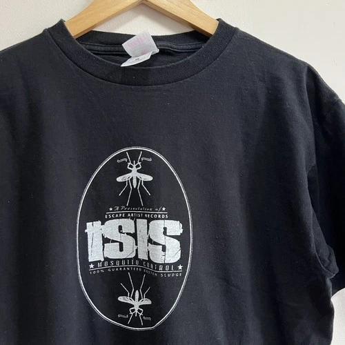 ISIS Band T Shirt Mosquito Control EP Post Met 1990s vintage concert t-shirt, vintage, size L, single stitch, B+ condition