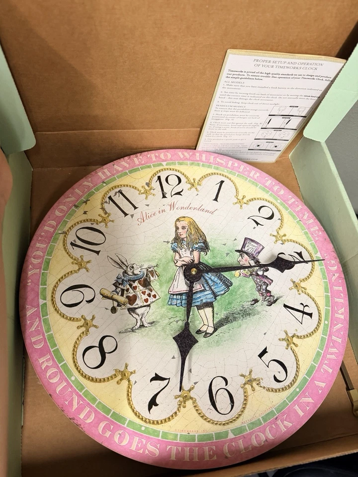 Alice In Wonderland Clock - Image 2 of 4