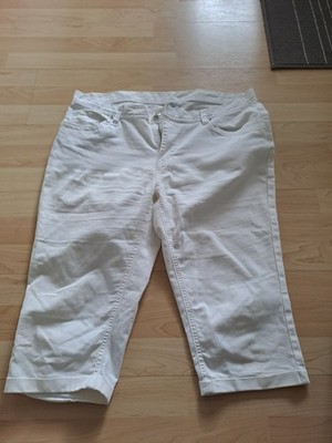 Kurze Damenhose, Weiß( 48/50