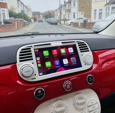 Android 15 Apple Carplay Autoradio Für Fiat 500 312 2007-2015 GPS Navi BT 2+64GB