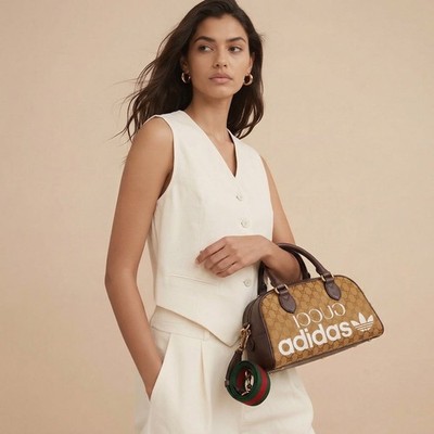 Gucci x Adidas Bag Medium Duffle Bag Canvas ltd. Edition