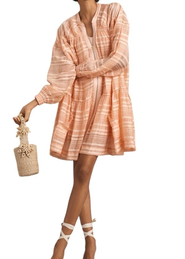long sleeve event dress Donna Long Off the Shoulder Illusion Sleeve Dress main image 0