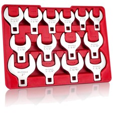 Accessible Crowfoot Wrench Set Sae 1-116 To 2 - 14pc Accessible Crowfoot Wrench Set Sae 1-116 To 2 - 14pc
