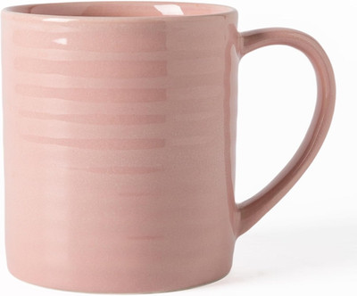 Extra Large Ceramic Coffee Mug 23 oz Big Jumbo Tea Cup Reactive Glaze Pink