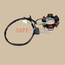 Statore accensione AC MAGNETO BOBINA GENERATORE 6 poli per scooter GY6 150cc 125cc #