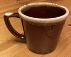 Vintage McCoy Pottery Brown Drip Glaze Coffee Tea Mug W/ Handle USA 8oz