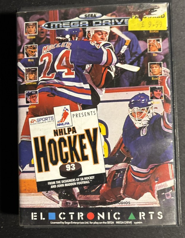 NHLPA hockey 93 - Sega Mega drive - Complete in Box - PAL