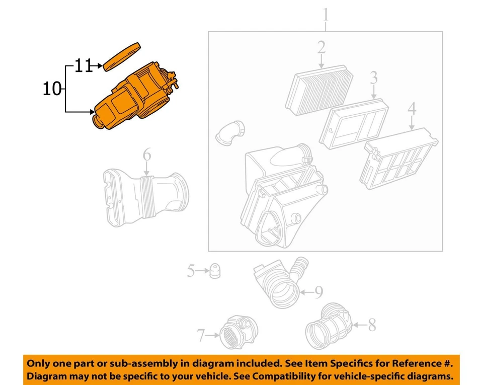 BMW X3 2005 conjunto de carrocería del acelerador OEM 126 k millas - LKQ425497555 Foto 3 de 4