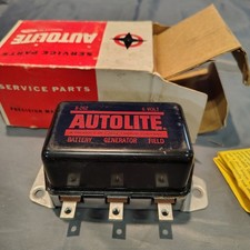Nos New Autolite 8-262 Vintage Voltage Regulator - 6 Volt 3 Terminal Mcm Find Nos New Autolite 8-262 Vintage Voltage Regulator - 6 Volt 3 Terminal Mcm Find
