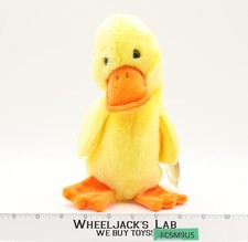 Quackers the Duck Beanie Buddy 1999 Ty Plush Stuffed Animal NEW W/TAGS