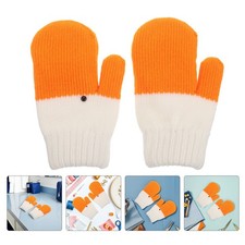 3 Pairs Thermal Mittens Cold Weather Gloves Anti- Snow Mitts