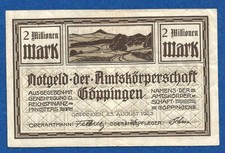 07 185 Notgeld G&ouml;ppingen, Amtsk&ouml;rperschaft 2 Millionen Mark, 23.8.1923