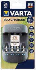 VARTA ECO CHARGER FOR AA & AAA 57680 101 401 BATTERIES EXCLUDED BIO PLASTIC NEW