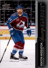 2021-22 Upper Deck #211 Keaton Middleton YG RC - HKY