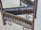 Vintage ? Antique Style Victorian FOLDING Wicker Rattan 3 Tier Plant Stand — photo 6