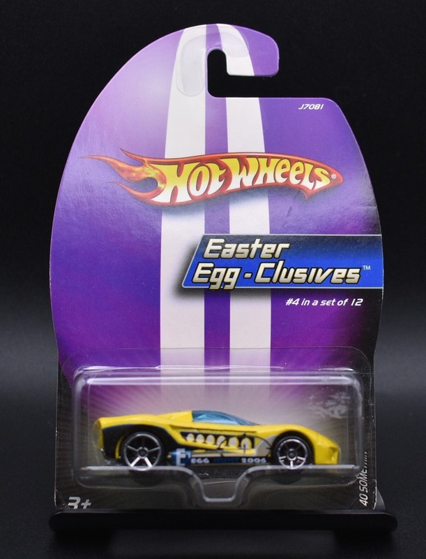 2005 Hot Wheels Easter Egg Clusives #4 / 12 40 Somethin' Yellow (HW1)