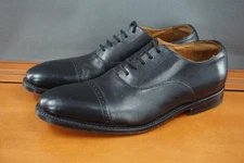 Allen Edmonds Brady Shoe Mens Size 10 Black Leather Lace Up Cap Toe Oxford Dress