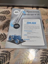 Rare brochure prospekt PROSPECTUS TRACTEUR Les Deutz Original Des An 50's