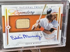 Eddie Murray 2024 Panini National Treasures Legendary Patch Auto /10 Orioles