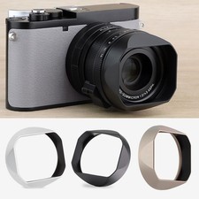 Square Metal Lens Hood Shade for Leica Q3-43 / Q3 / Q2 / Q / Q PTY116 Camera