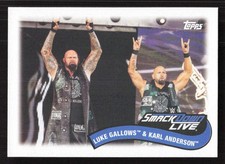 2018 Topps WWE Heritage Tag Teams & Stables Luke Gallows Karl Anderson #TT-5