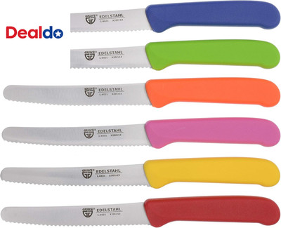 Table Knife 6 Pieces, Knife Set for Cutting, Pack of 6 Bread Knives, Breakfast K