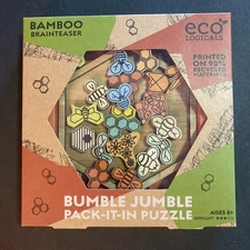 Eco Logicals Bumble Jumble Pack-It-In Puzzle Used ++ In excellent condition