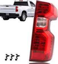 Halogen Tail Light Fit 2019-2024 Chevy Silverado 1500 2500HD 3500HD Right Side