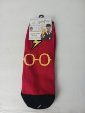 Wizarding World Harry Potter Ankle High Red Socks Size W9-11 Brand NEW