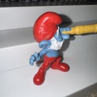 The Smurfs Papa Smurf 2011 McDonalds Happy Meal Toy Figure Telescope Blue — photo 3
