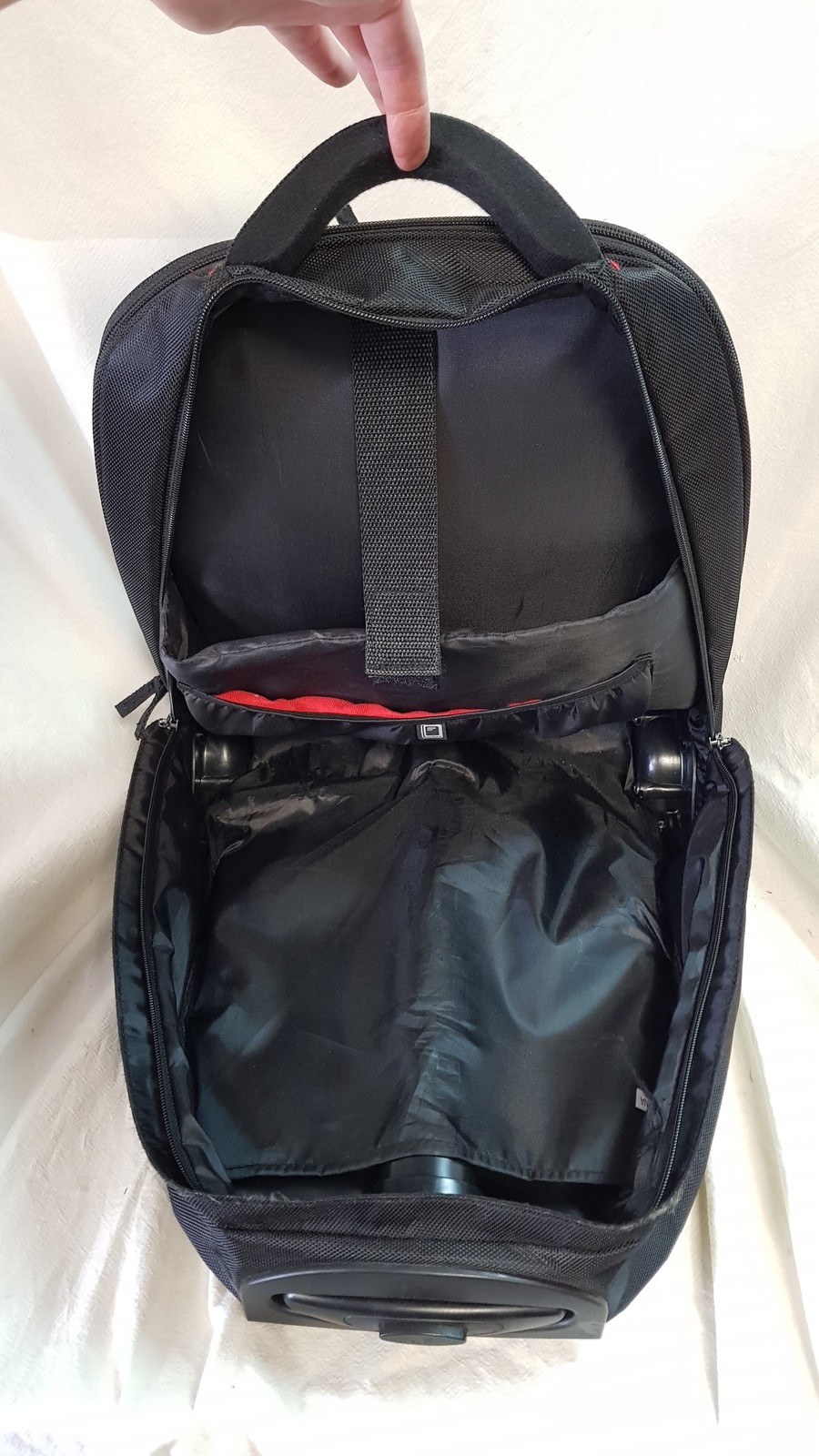 Monolith Black Roller Suitcase Backpack Combo 38x… - image 12