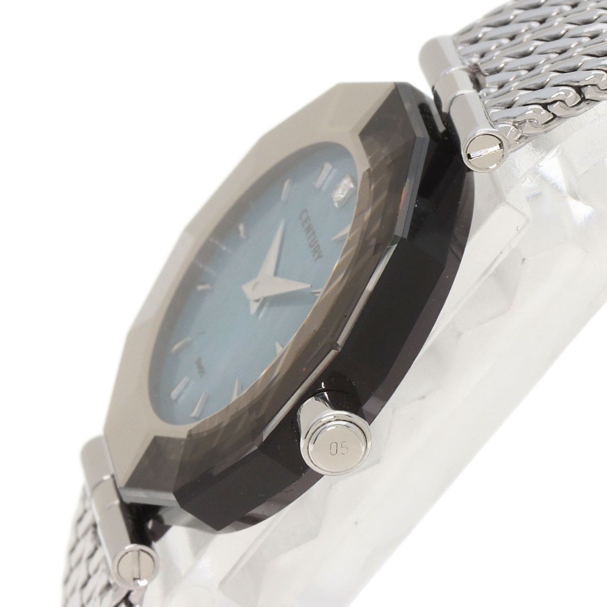 CENTURY Time gem Watches 1P diamond White shellDial Stainless Steel Quartz... Centorum Diamond 0.5ct Midsize Falcon Watch 965829 main image 3