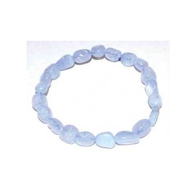 Agate, Blue Lace Nugget Bracelet