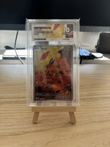 Pokémon TCG Tepig White Flare Illustration Rare Holo English 2025 Ace 10
