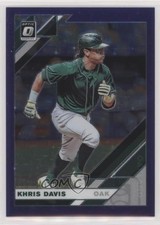 2019 Panini Donruss Optic Purple Stars Prizm 71/125 Khris Davis #169 0e3