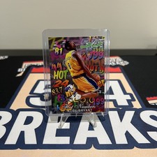 1996-97 Fleer Flair Kobe Bryant Hot Numbers Rookie RC #/8 Lakers art card. rookie card picture
