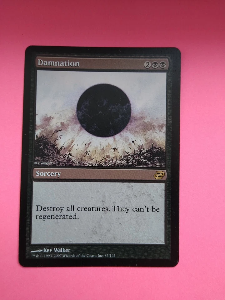 Magic The Gathering 2007 PLANAR CHAOS Damnation Rare 85/165 NM Art Kev Walker 1X - Image 3 of 4