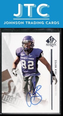 2013 SP Authentic Josh Boyce Autographs AU TCU Horned Frogs Auto