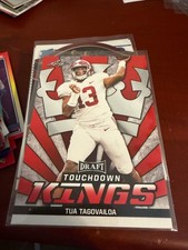 2020 Tua Tagovailoa ROOKIE RC Leaf  Draft #90 Touchdown Kings