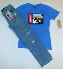 Levi's Boys Toddler 2pc Jean's Tee Set - 5T